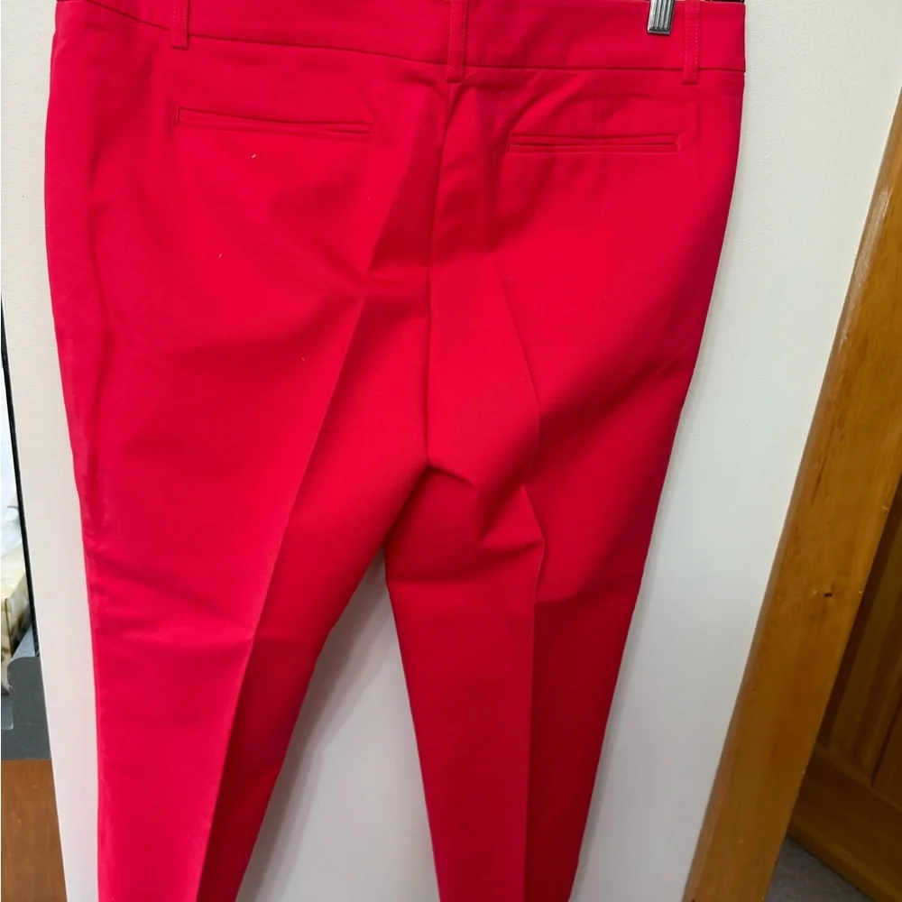Dalia Red/Orange Straight Leg Pants - Picture 2 of 5